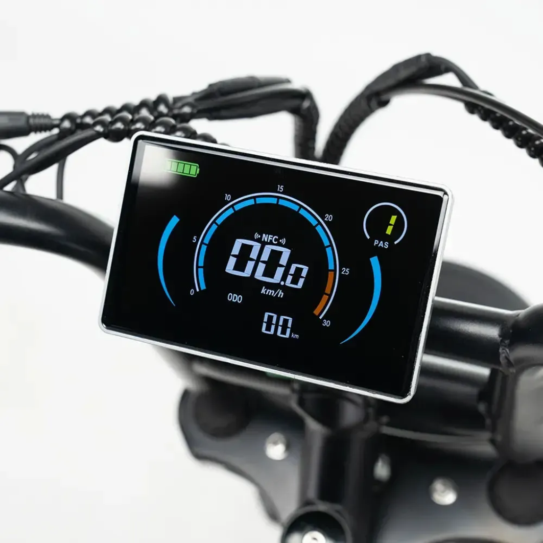 OUXI V8 Pro - Zwart - Bruin Zadel