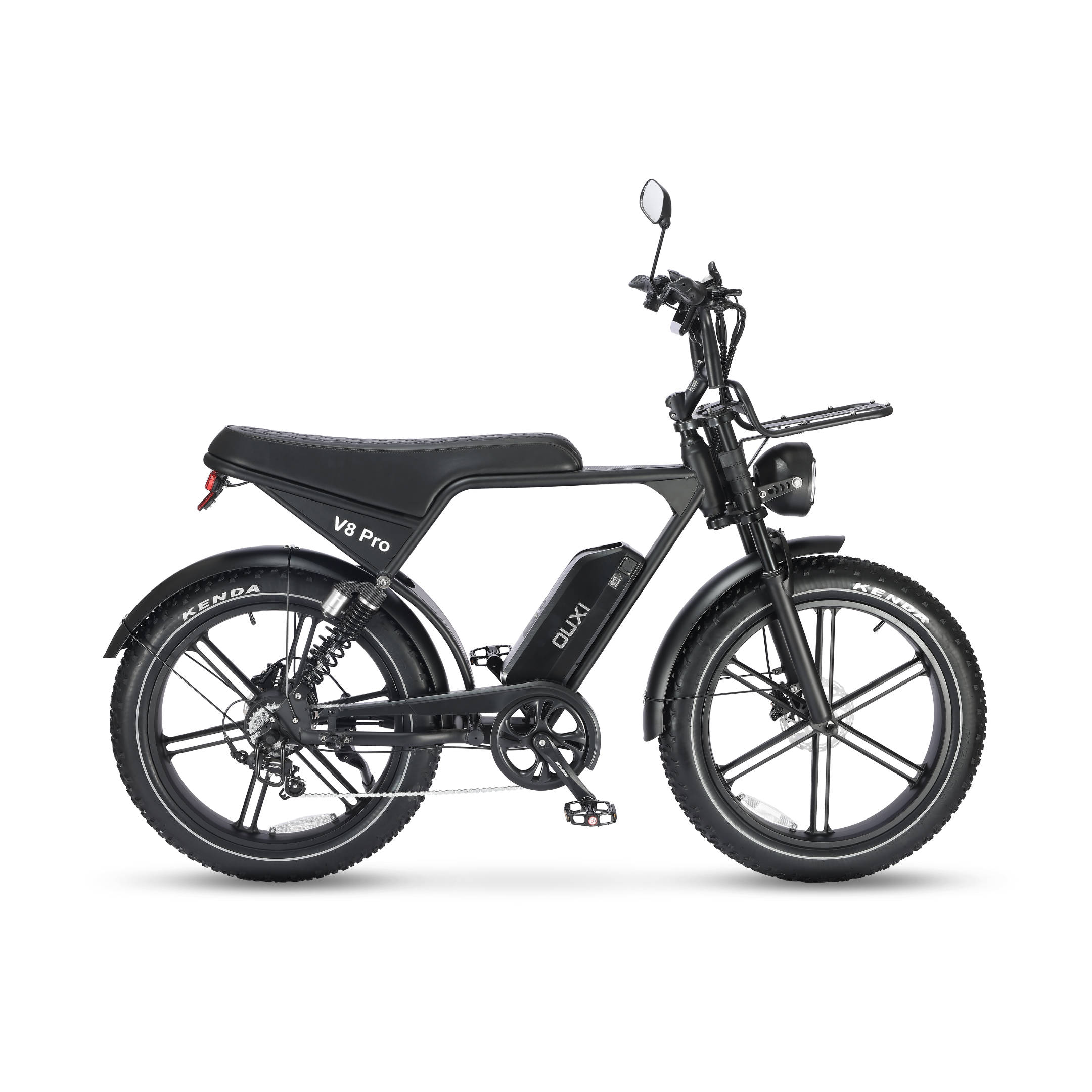 OUXI V8 Pro 24 Inch - Zwart - Zwart Zadel