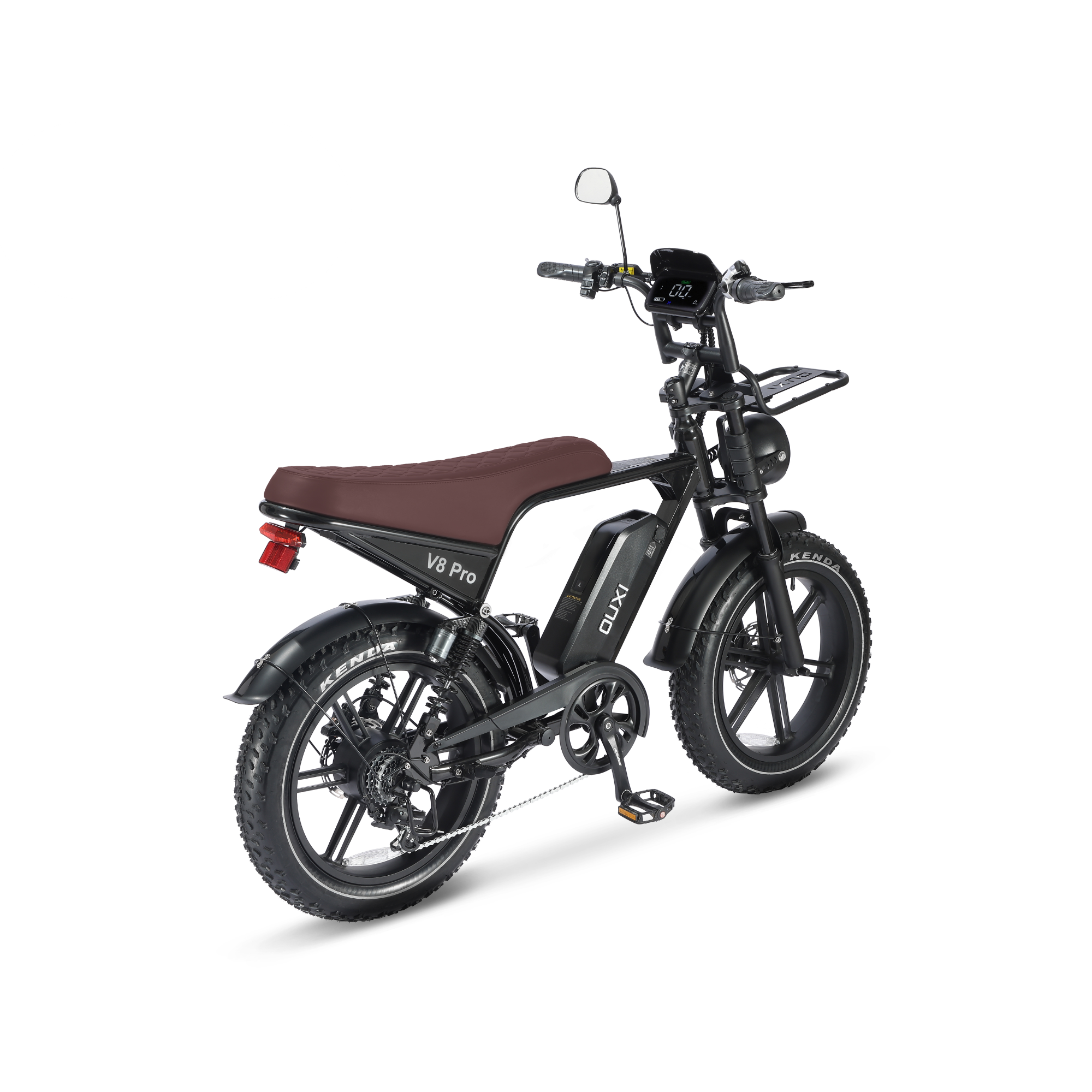 OUXI V8 Pro - Zwart - Bruin Zadel