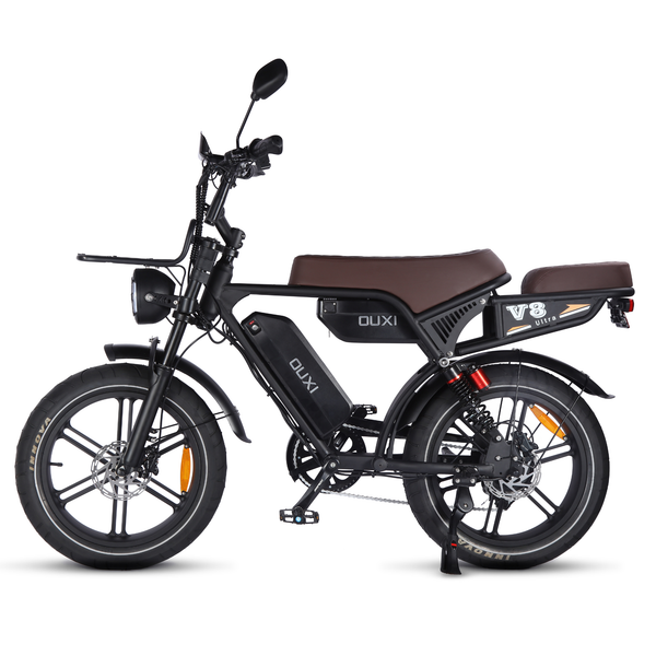 OUXI V8 Ultra Max - Zwart - Bruin Zadel