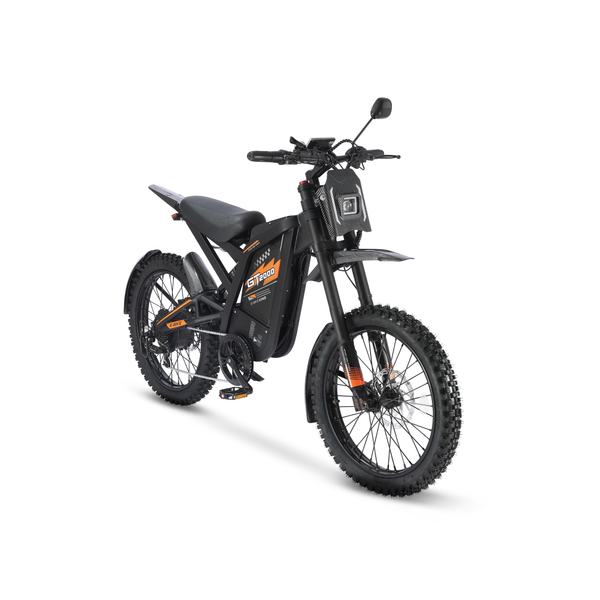 gt2000 - Ouxi Fatbike - Opvoerbaar - Electric Dirt Bike - Orange - 6 Km/Pu Gashendel