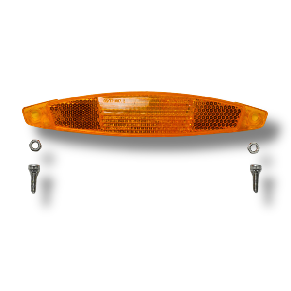 Reflector Oranje Met Bouten En Moeren