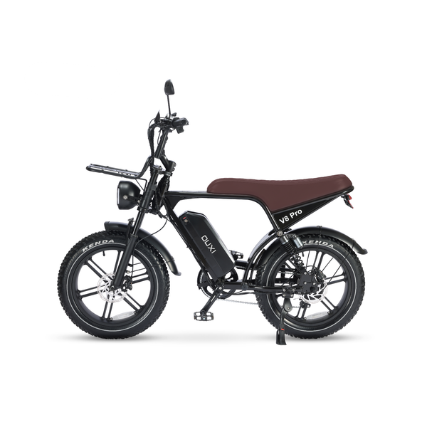 OUXI V8 Pro - Zwart - Bruin Zadel