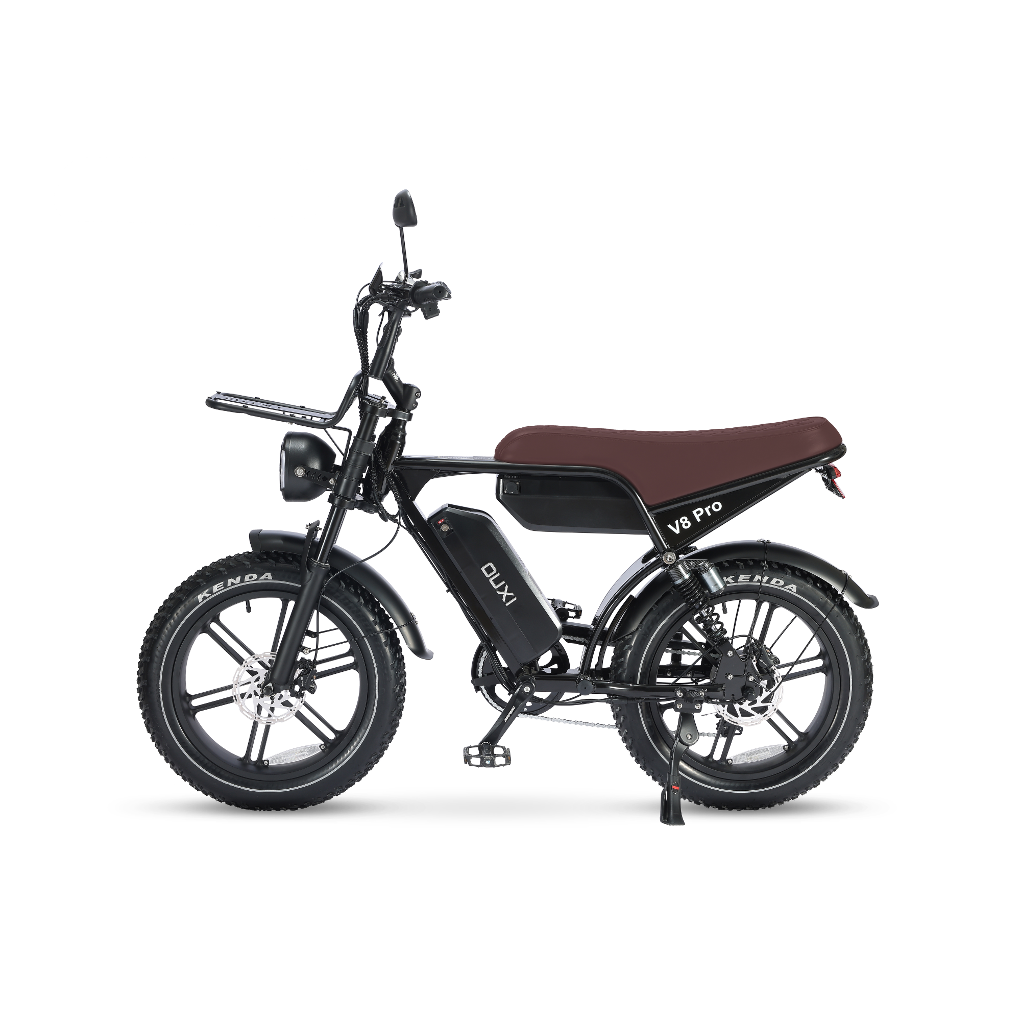 OUXI V8 Pro Max - Zwart - Bruin Zadel
