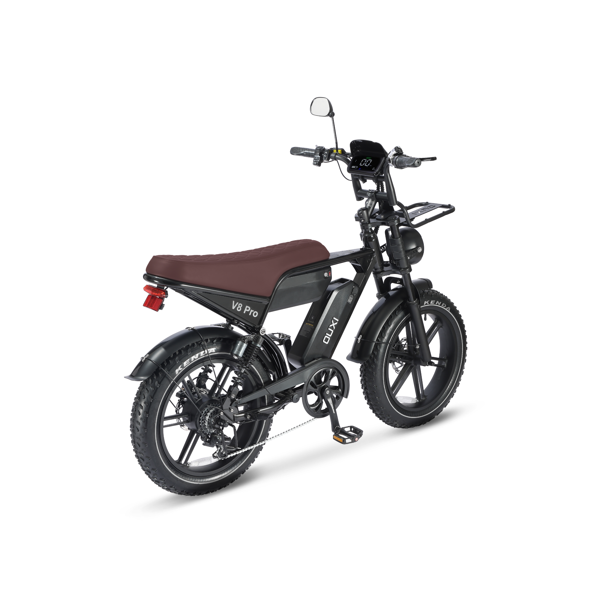 OUXI V8 Pro Max - Zwart - Bruin Zadel