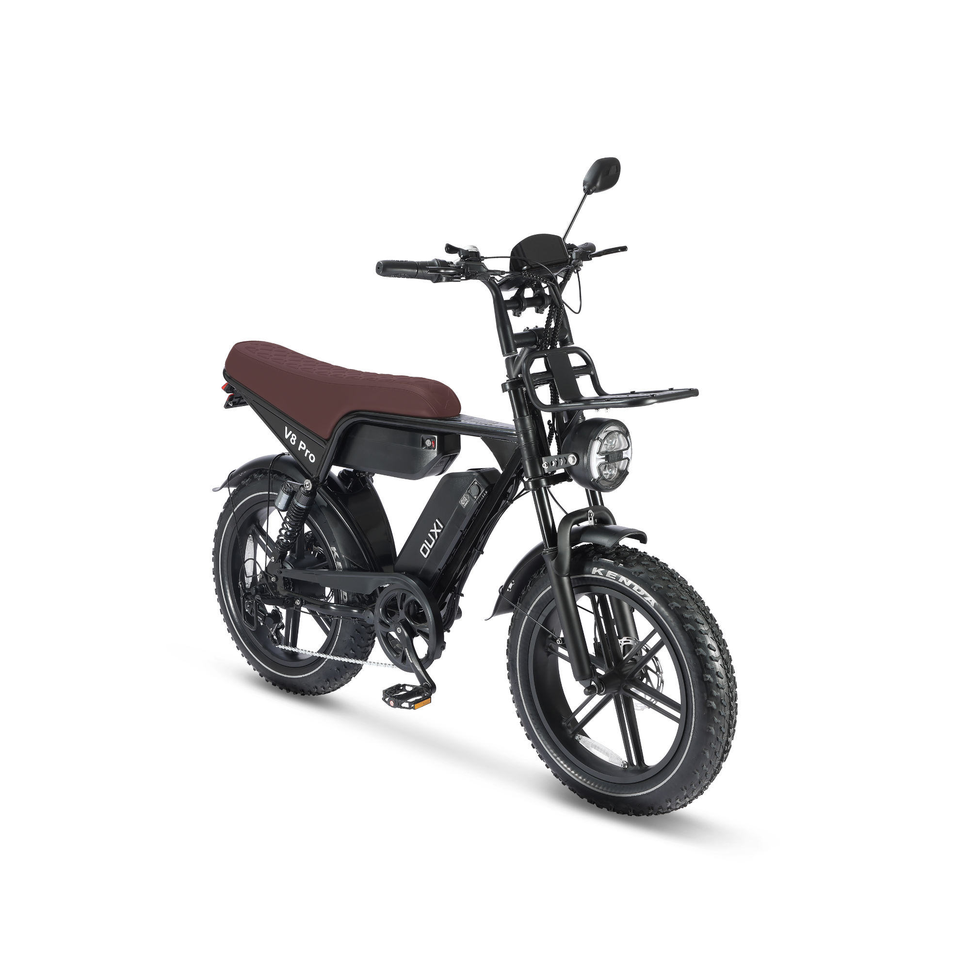 OUXI V8 Pro Max - Zwart - Bruin Zadel