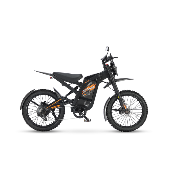 GT2000 - Ouxi Fatbike - Opvoerbaar - Electric Dirt Bike - Oranje - 6 Km/Pu Gashendel