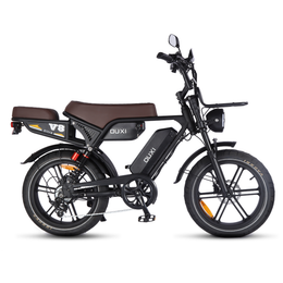 OUXI V8 Ultra Max - Zwart - Cognac Zadel