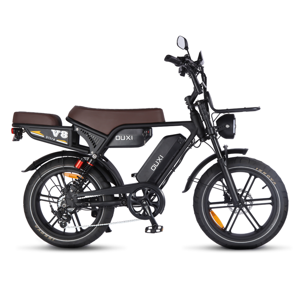 OUXI V8 Ultra Max - Zwart - Bruin Zadel