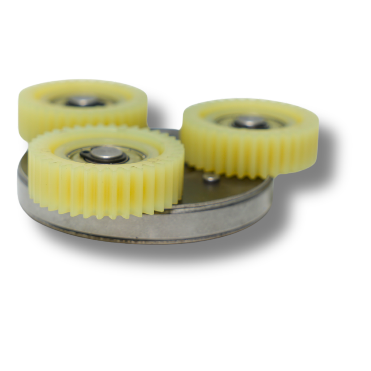 Motortandwielen Naafmotor Geel Nylon Stalen Drager